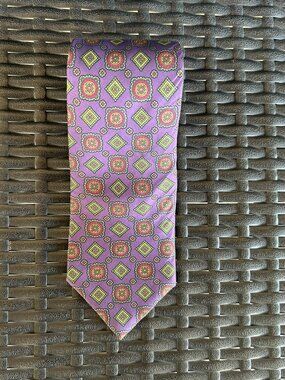 Purple Medallion Jewel Tone Sophisticated Conversation Starter Tie